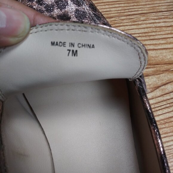 KATE SPADE NEW YORK Lana bronze flats loafers women's size 7M - Picture 10 of 11